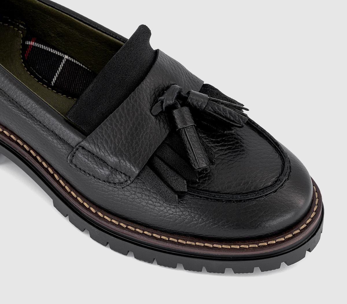 BarbourDolores Tassel Trim LoafersBlack