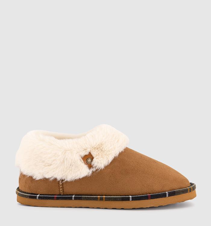 Barbour Eloise Bootie Slippers Camel
