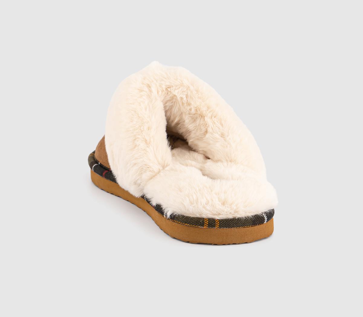 BarbourClaudia Mule Slippers BarbourClaudia Mule SlippersCamel