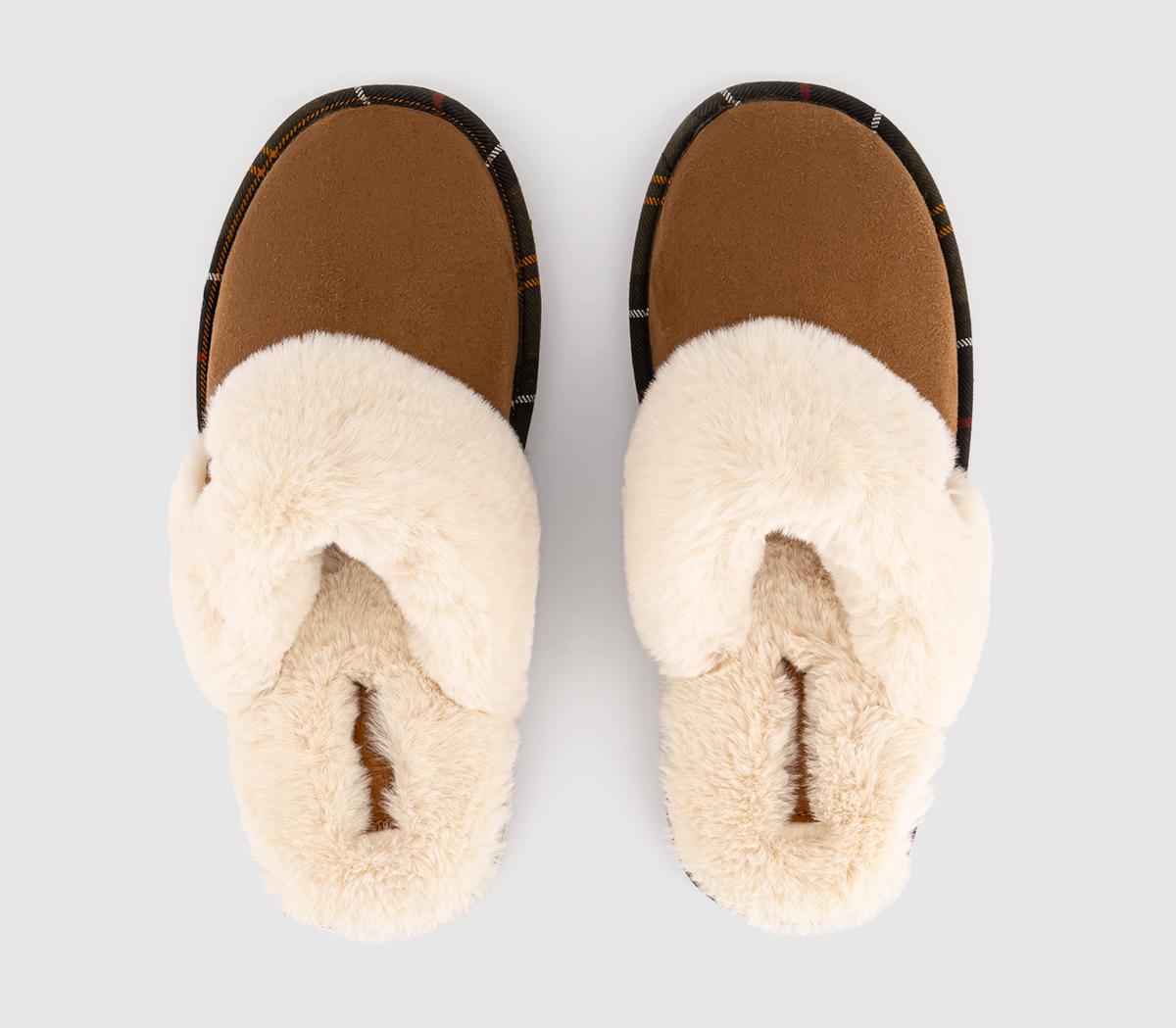 BarbourClaudia Mule Slippers BarbourClaudia Mule SlippersCamel