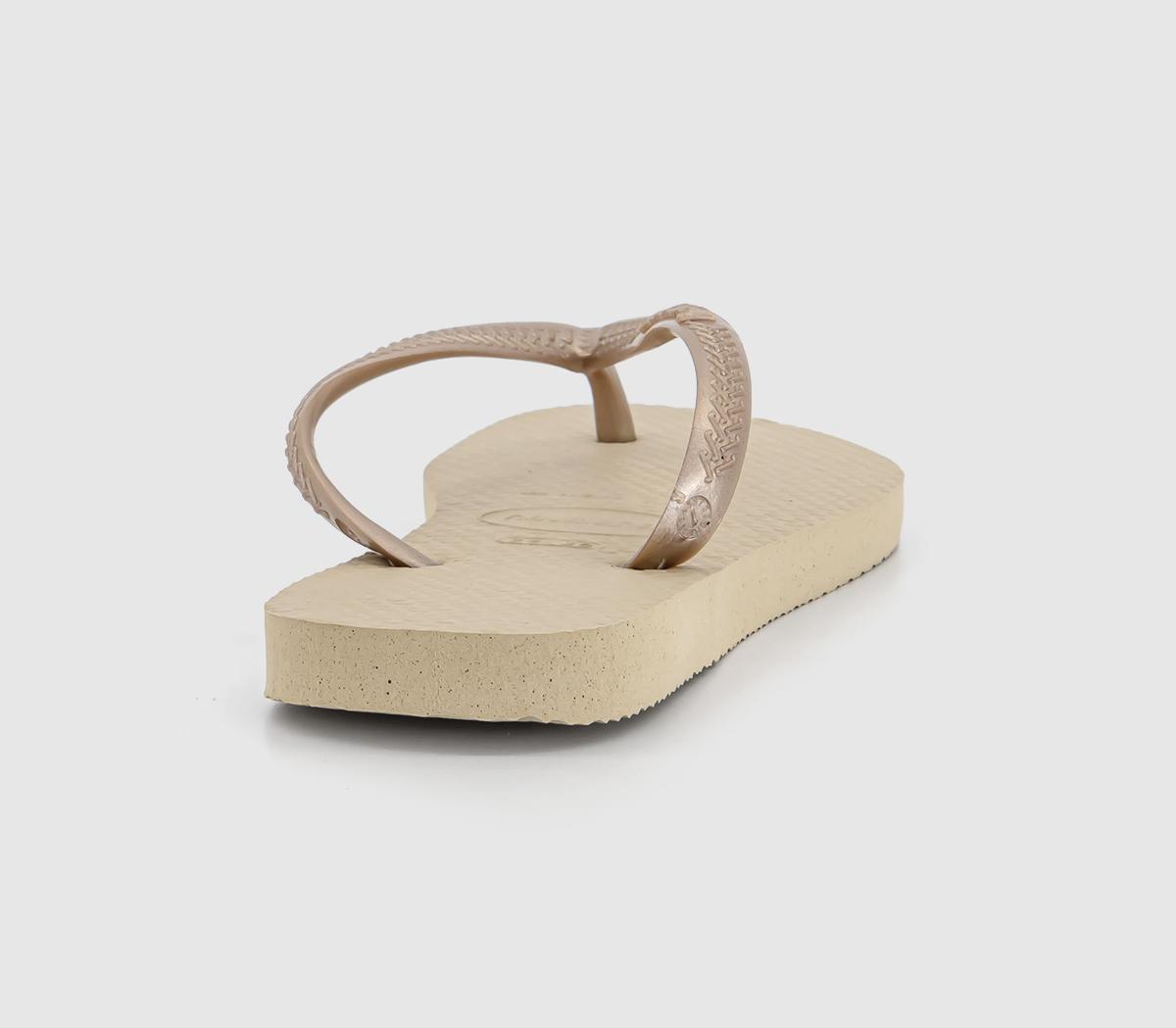 HavaianasHavaianas Kids Slim Flip Flops HavaianasHavaianas Kids Slim Flip FlopsSand Grey Light Golden