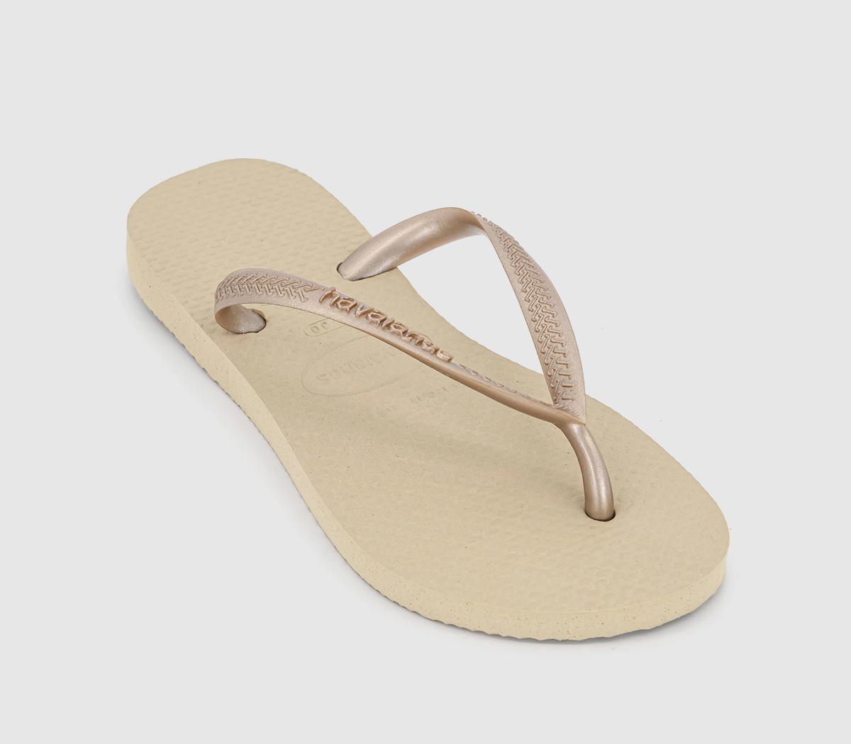 HavaianasHavaianas Kids Slim Flip Flops HavaianasHavaianas Kids Slim Flip FlopsSand Grey Light Golden