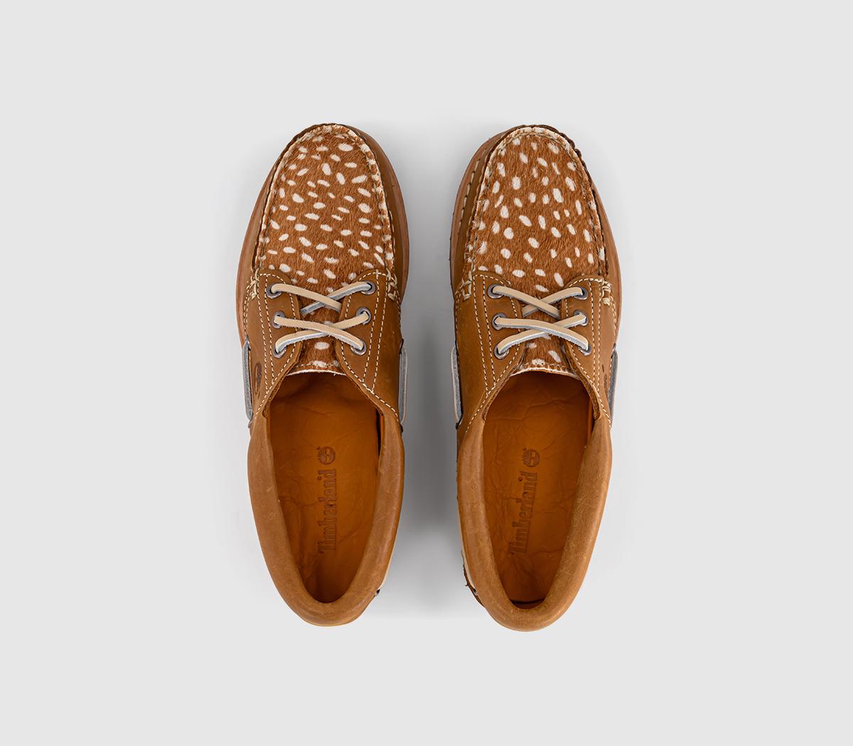 TimberlandNoreen Boat ShoesMid Brown Deer Print