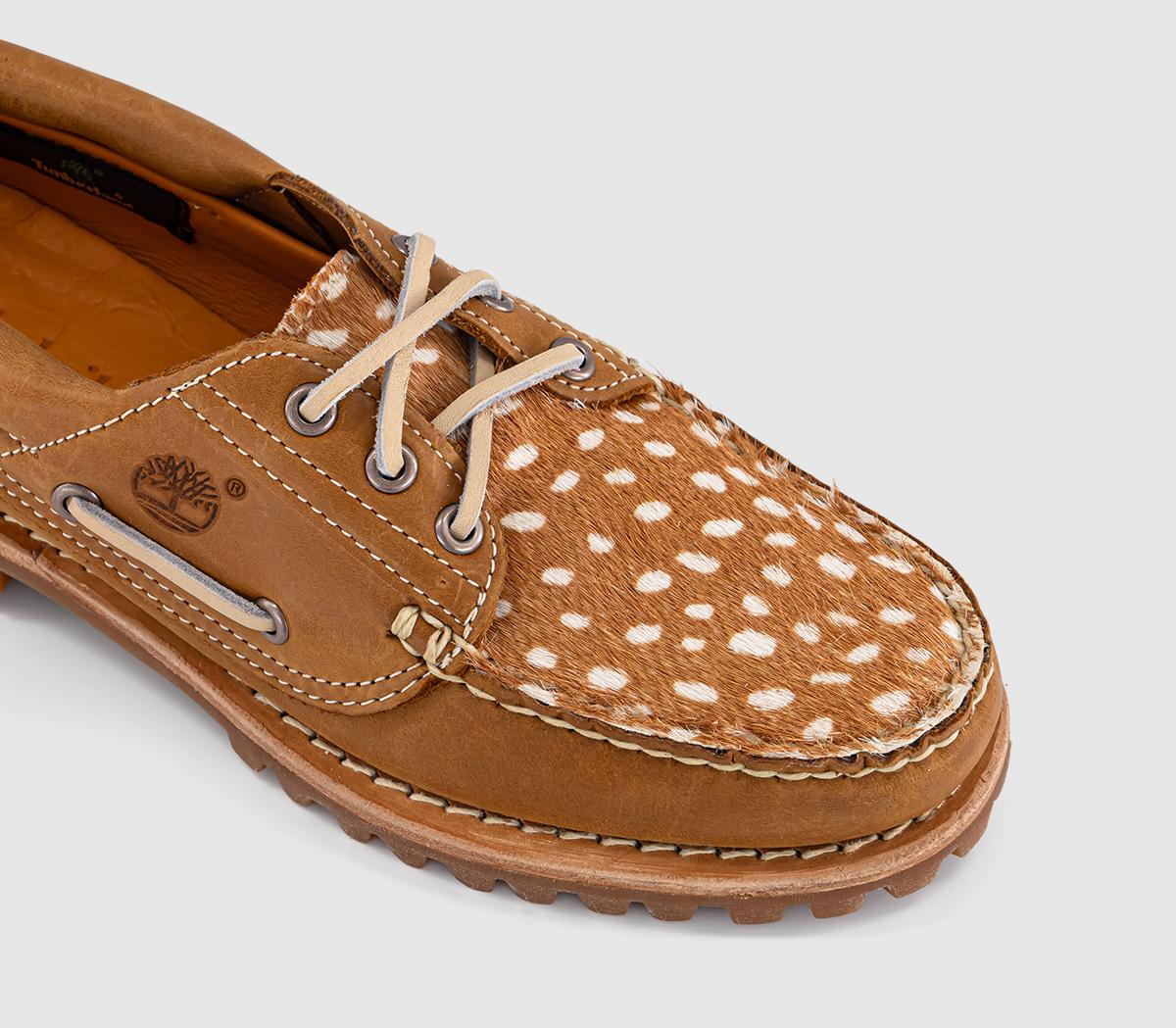 TimberlandNoreen Boat ShoesMid Brown Deer Print