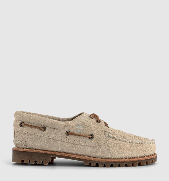 Timberland Noreen Boat Shoes Cream Suede