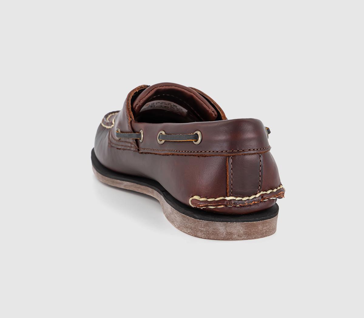 TimberlandTimberland Classic Boat ShoesMd Brown Full Grain