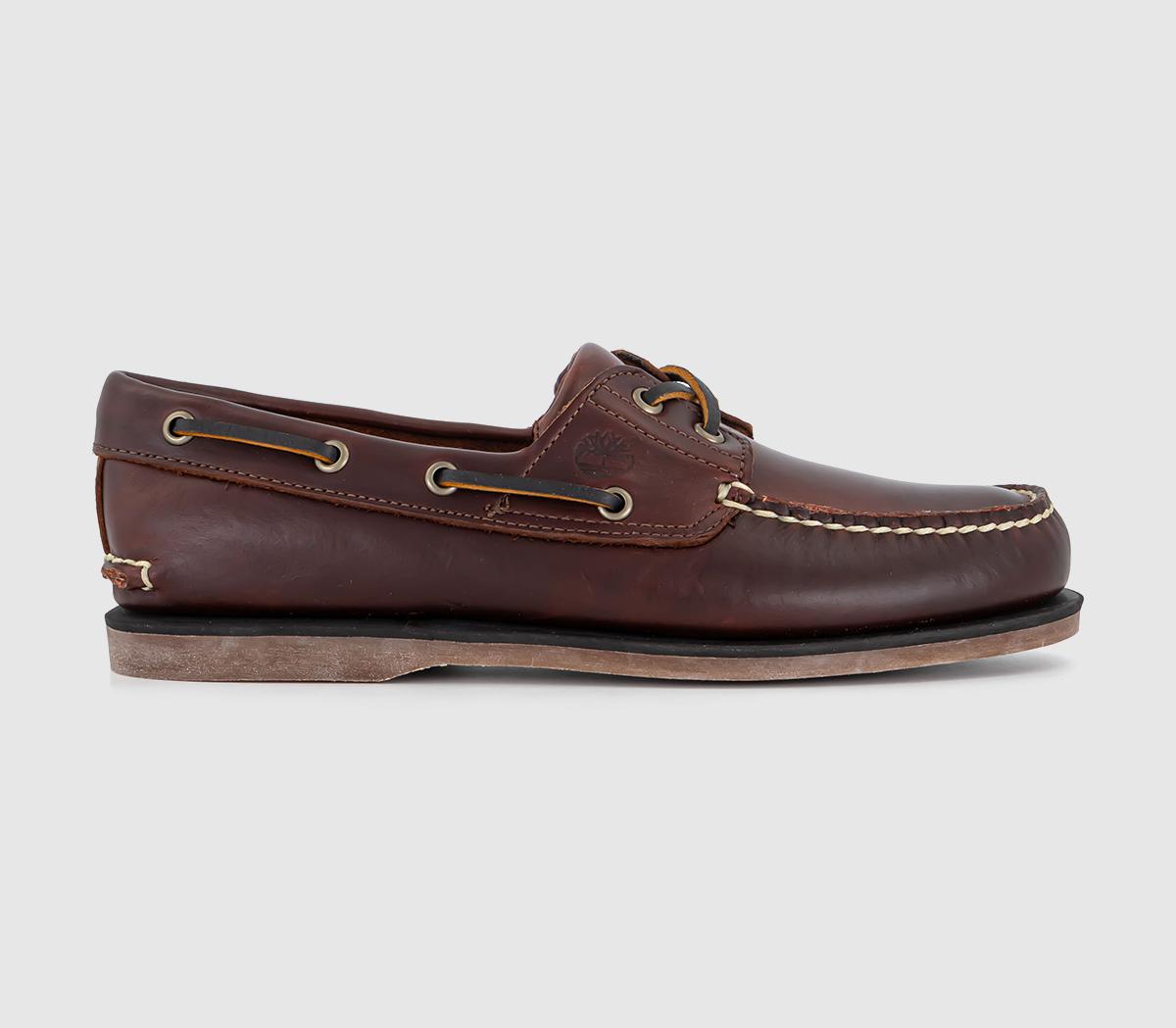 TimberlandTimberland Classic Boat ShoesMd Brown Full Grain