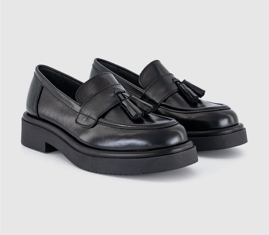 Office 'Alfie' Chunky Loafers Black Leather photo 2