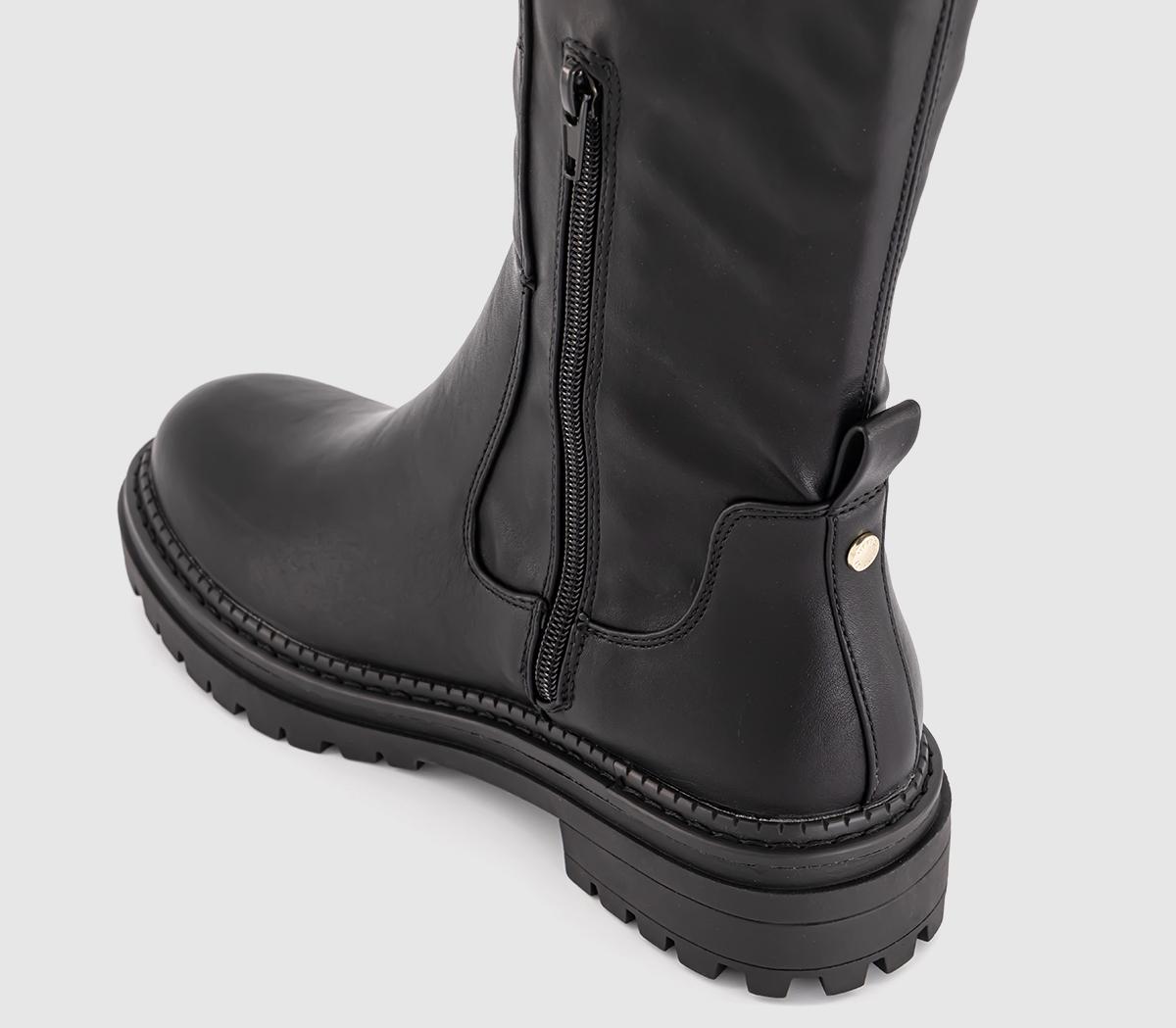 OFFICEKaci Stretch Back Knee High BootsBlack