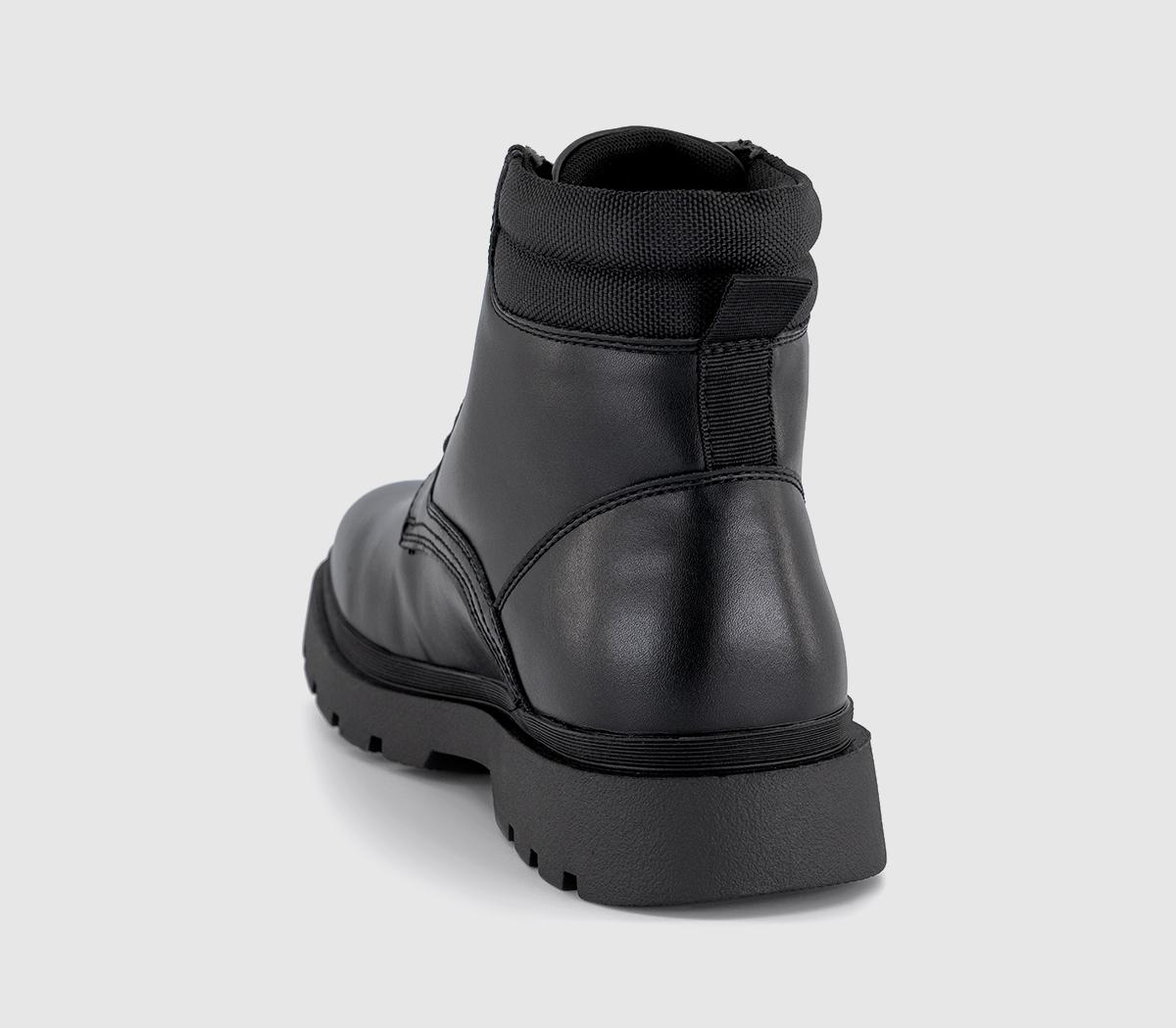 OFFICEBeginning Chunky Lace Up Boots OFFICEBeginning Chunky Lace Up BootsBlack