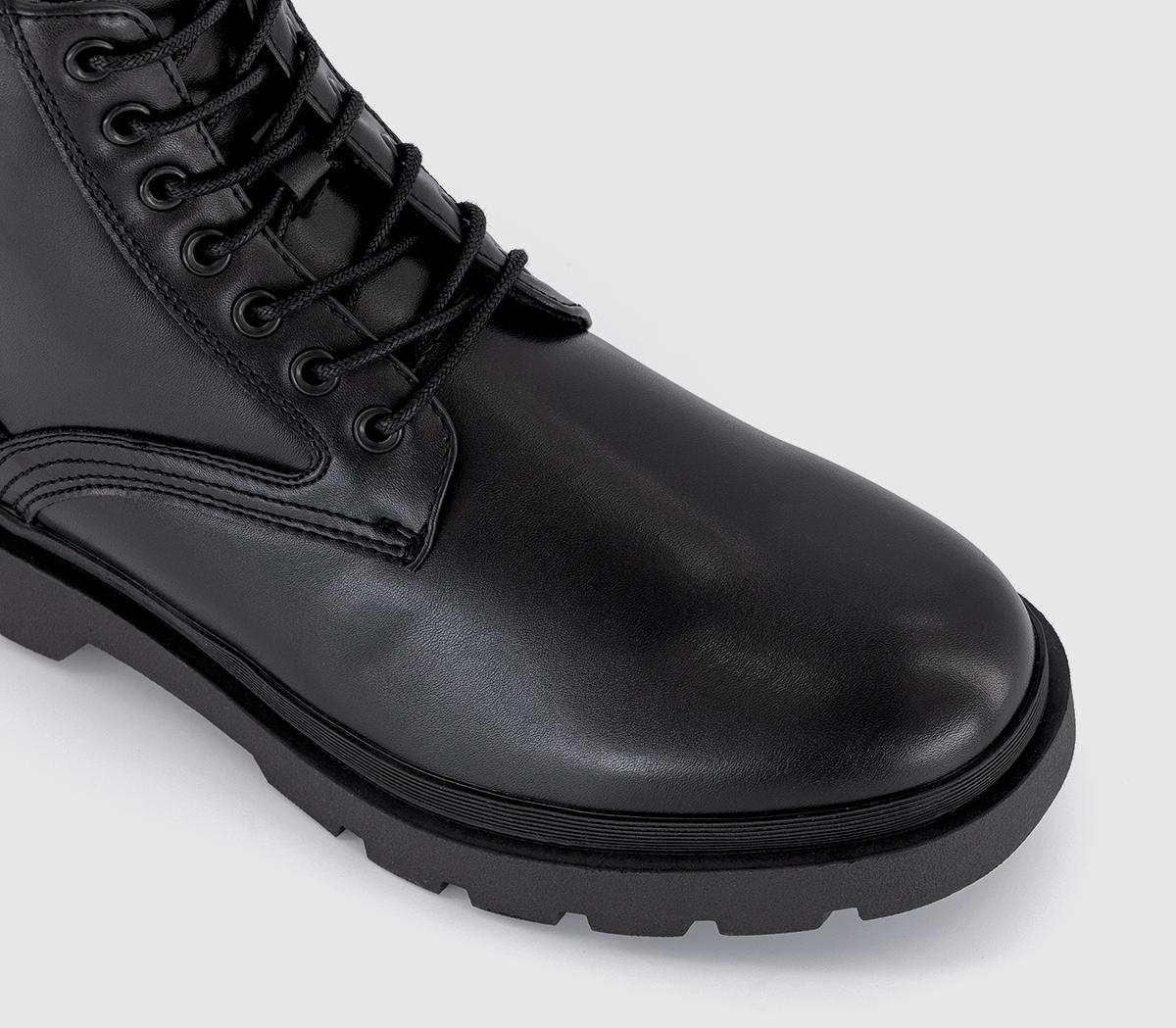 OFFICEBeginning Chunky Lace Up Boots OFFICEBeginning Chunky Lace Up BootsBlack