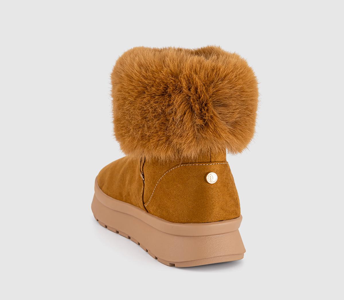 EARTHADDICT Earth Addict: Avid Cosy Faux Fur Cuff Boot EARTHADDICT Earth Addict: Avid Cosy Faux Fur Cuff Boot Tan