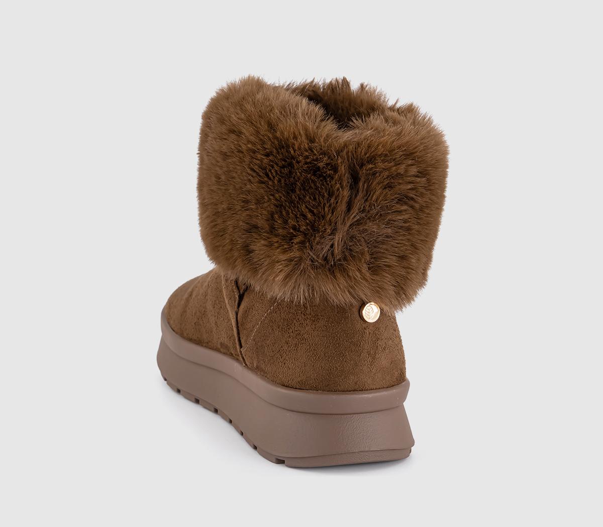 EARTHADDICTAvid Faux Fur Cuff Boot EARTHADDICTAvid Faux Fur Cuff BootChocolate Brown