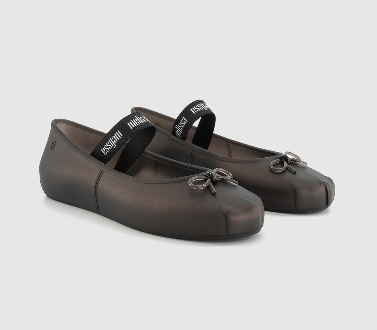 Melissa Sophie Ballet Pumps Black Flat Shoes for Women