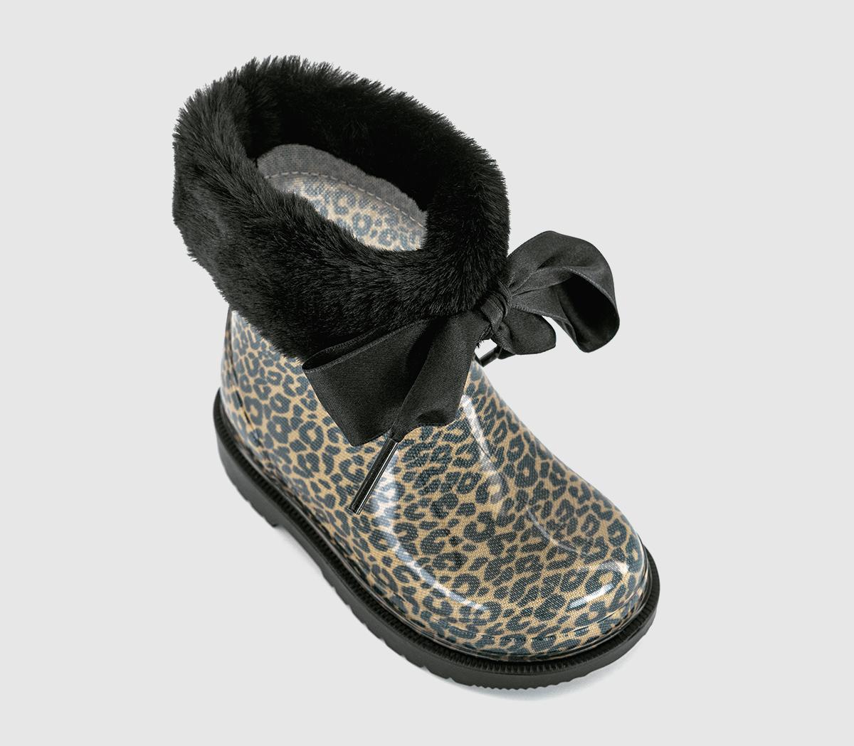 IgorBimbi Soft Toddler WelliesLeopard Black