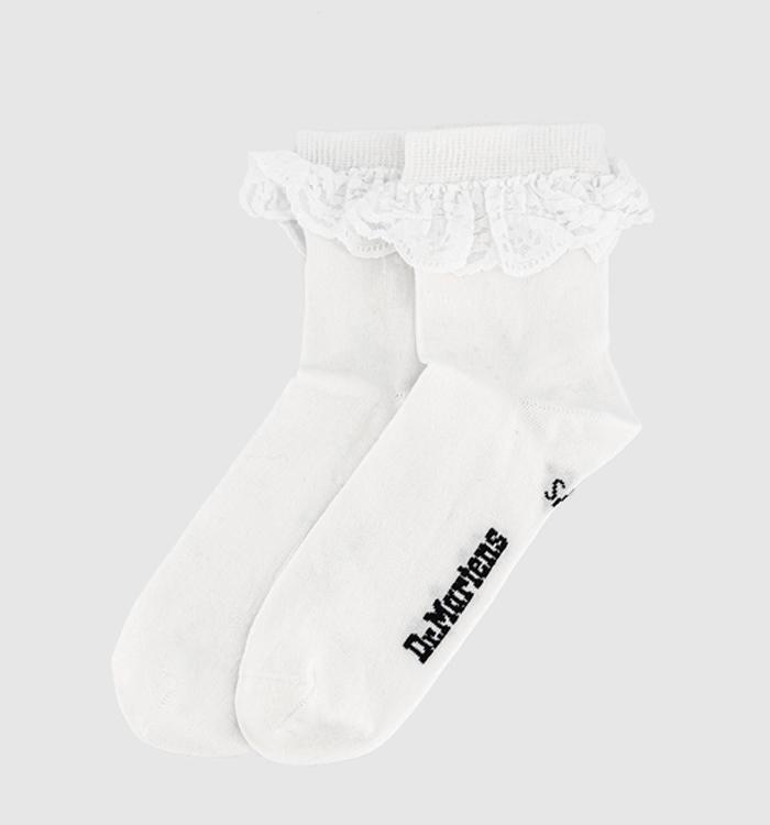 Dr. Martens Frill Socks White