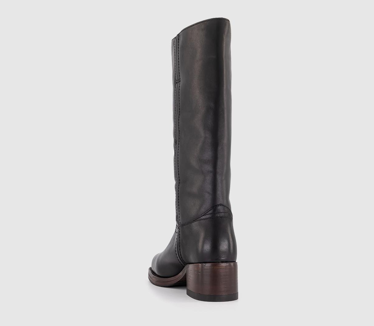 BRONXKyley Pullup Boots BRONXKyley Pullup BootsVintage Black Leather