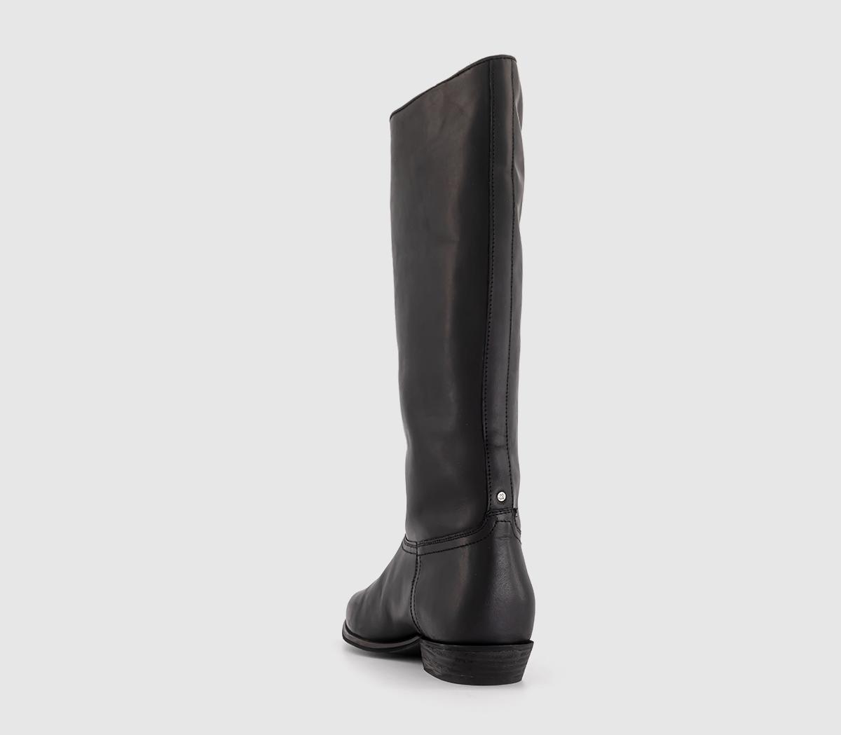 BRONXKendra Western High Boots BRONXKendra Western High BootsVintage Black Leather