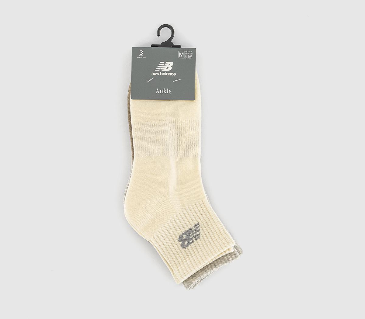 New Balance Socks Everyday Ankle Socks 3 Pack New Balance Socks Everyday Ankle Socks 3 Pack Neutral Multi