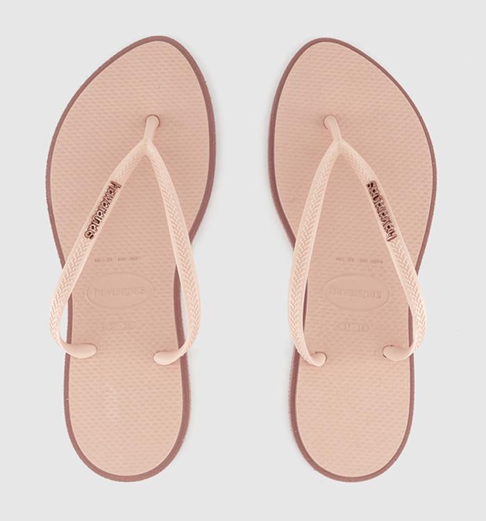 Havaianas Slim Point Flip Flops Crocus Rose