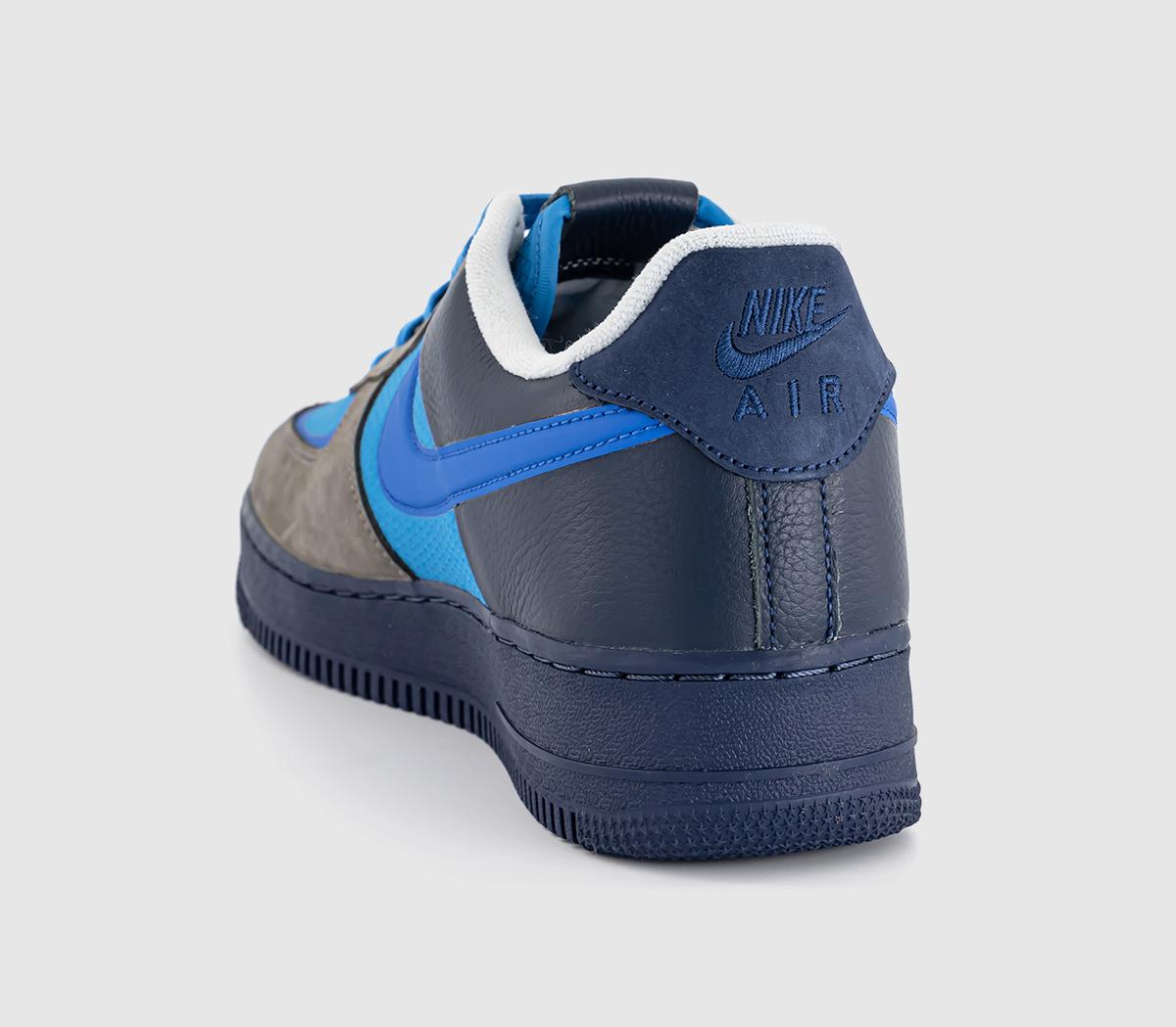 NikeStash x Nike Air Force 1 SP TrainersSoft Grey Varsity Royal Harbor Blue