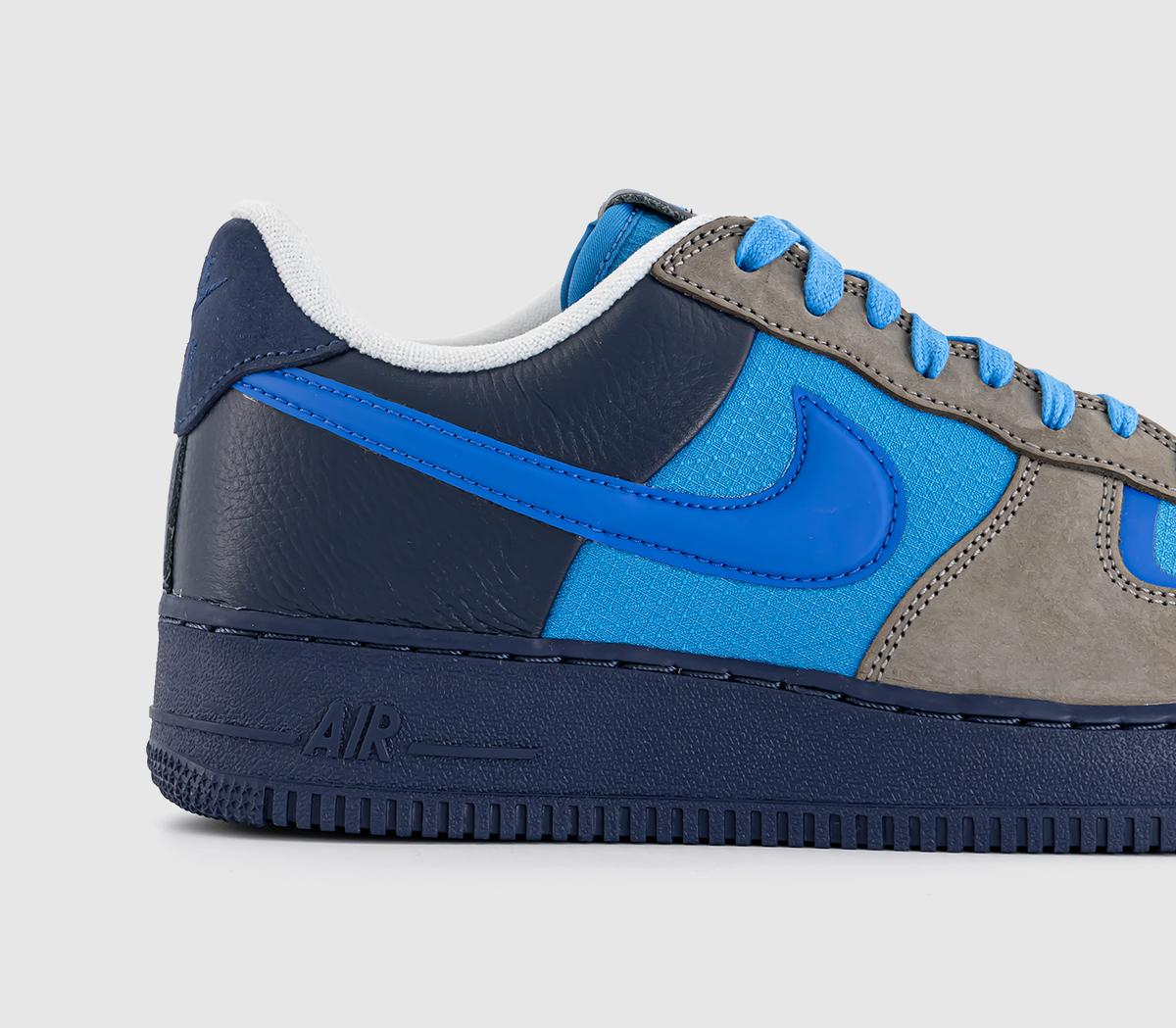 NikeStash x Nike Air Force 1 SP TrainersSoft Grey Varsity Royal Harbor Blue
