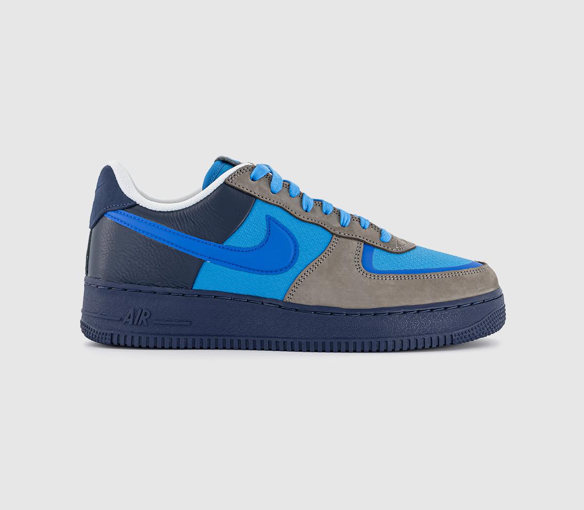 Nike Stash x Air Force 1 SP Trainers Soft Grey Varsity Royal Harbor Blue, 3