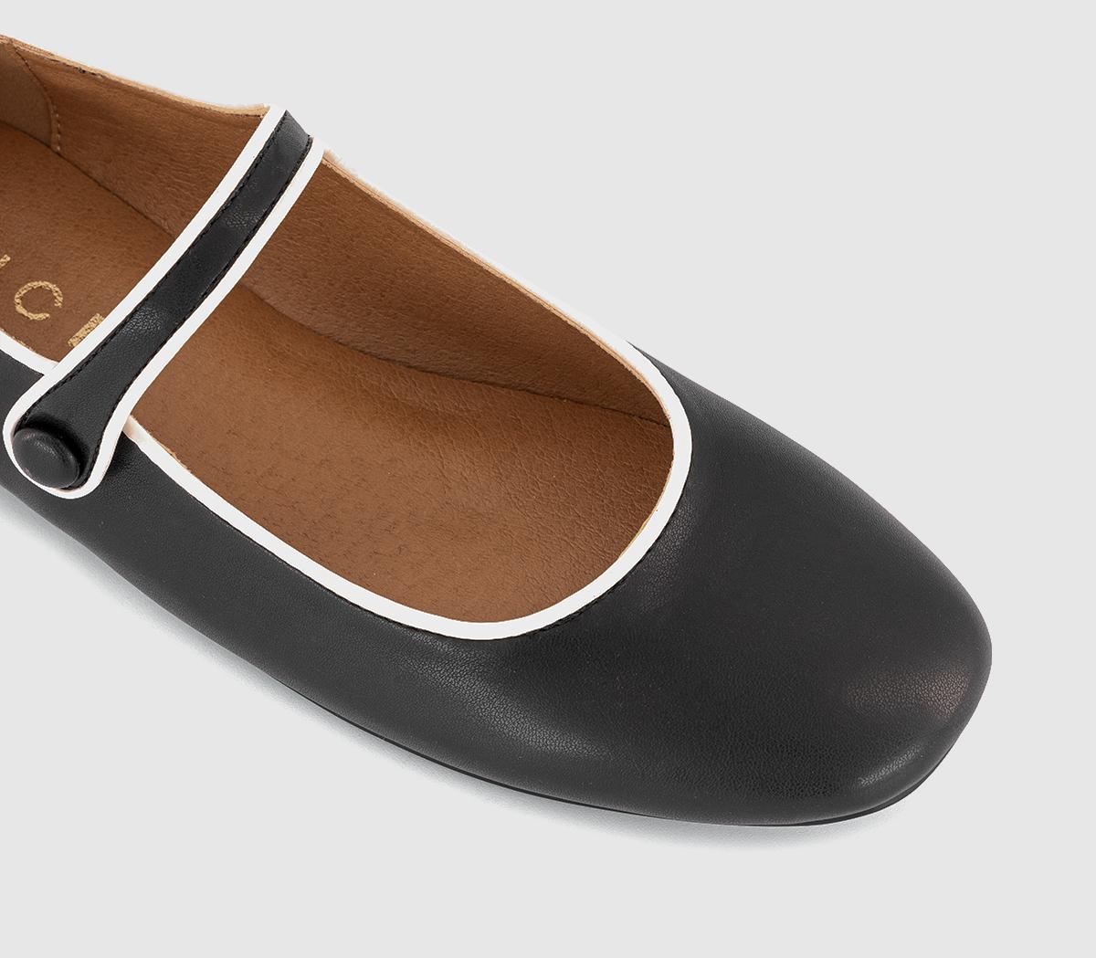 OFFICEFergie Contrast Mary Janes OFFICEFergie Contrast Mary JanesBlack