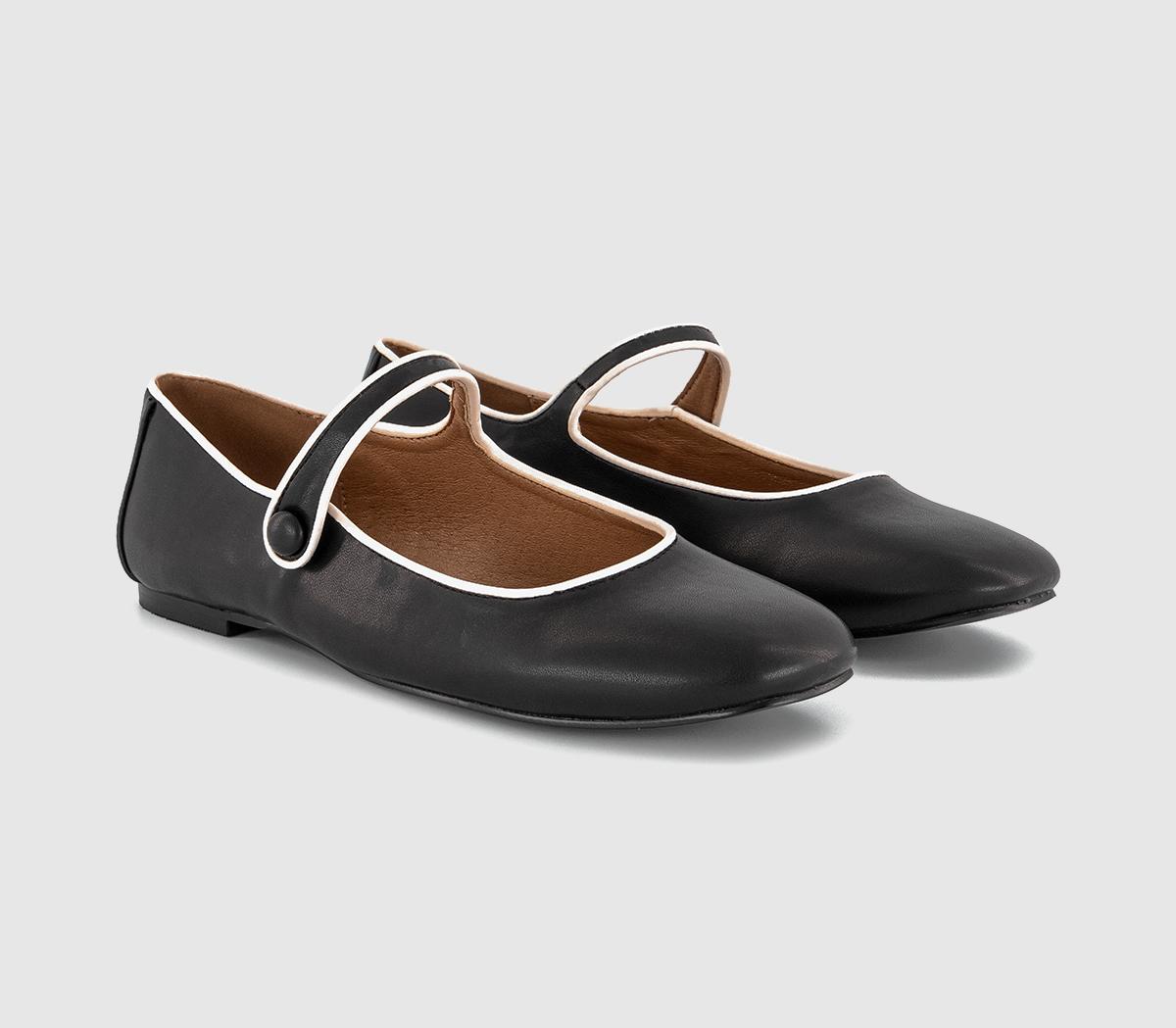 OFFICEFergie Contrast Mary Janes OFFICEFergie Contrast Mary JanesBlack
