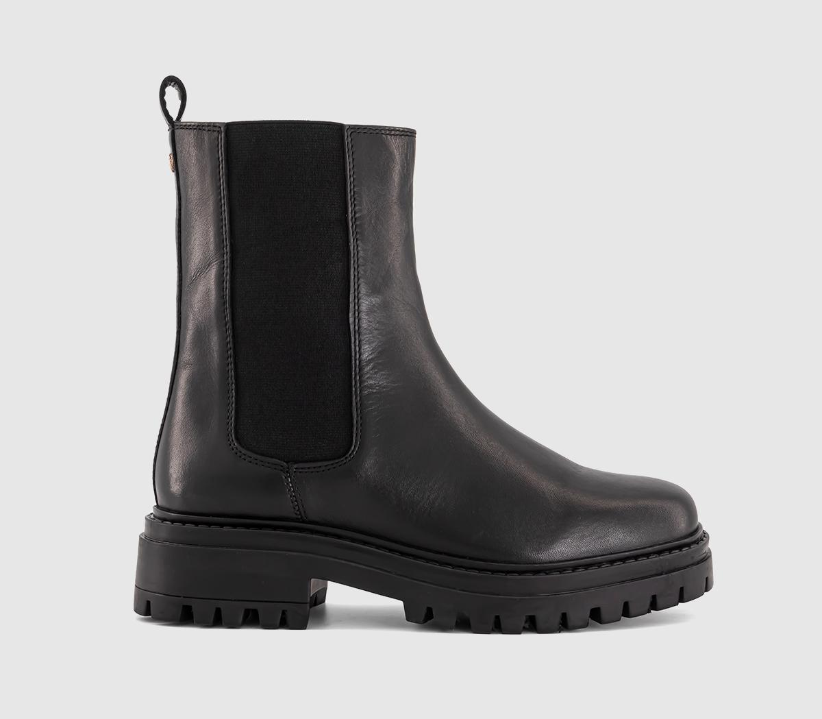 Adeline Square Toe Chelsea Boots