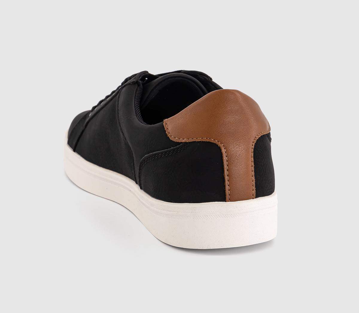OFFICEClint 7 Eye Lace Up Trainers OFFICEClint 7 Eye Lace Up TrainersBlack