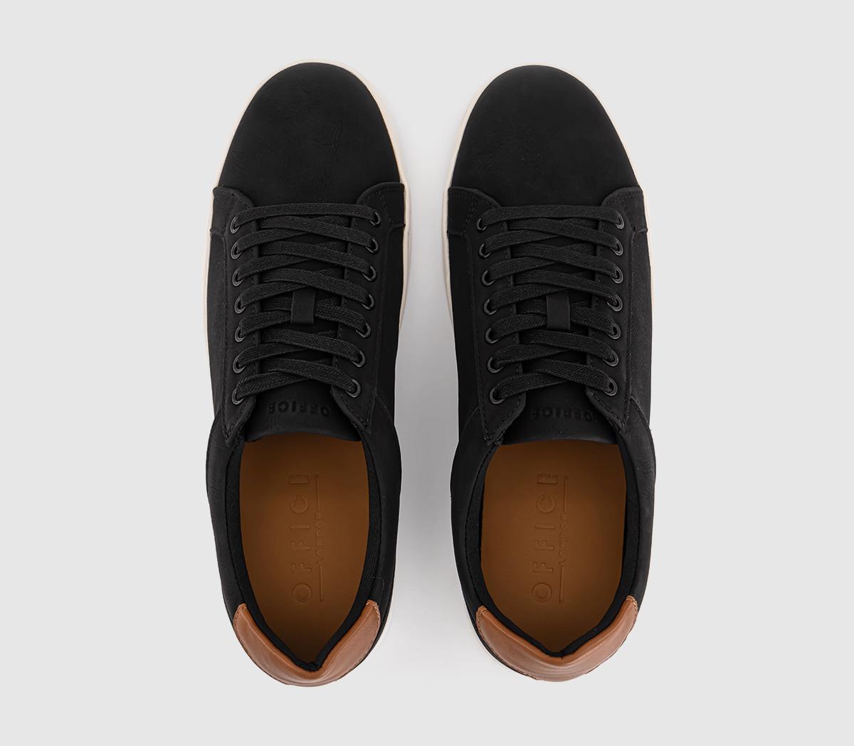 OFFICEClint 7 Eye Lace Up Trainers OFFICEClint 7 Eye Lace Up TrainersBlack