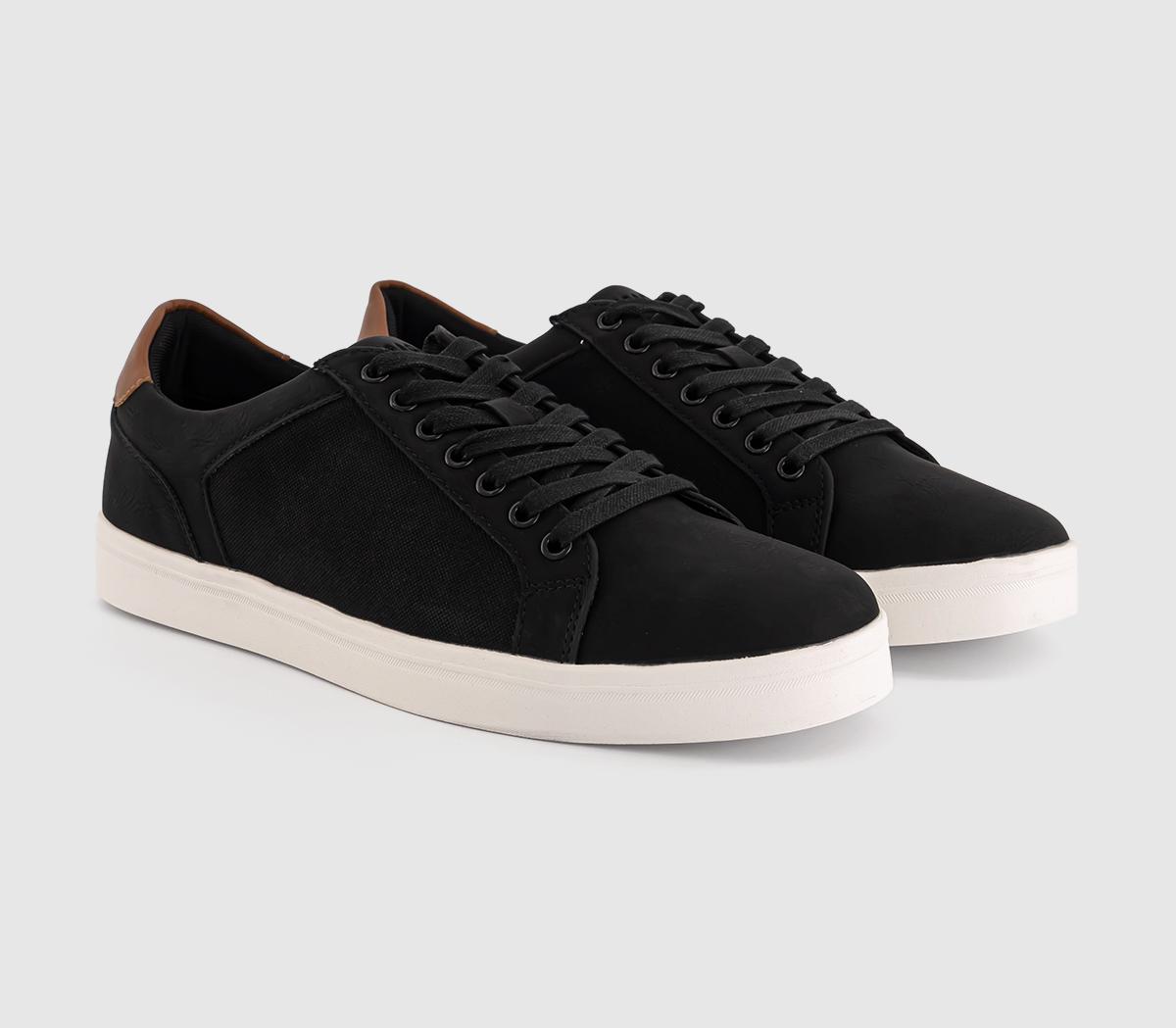 OFFICEClint 7 Eye Lace Up Trainers OFFICEClint 7 Eye Lace Up TrainersBlack