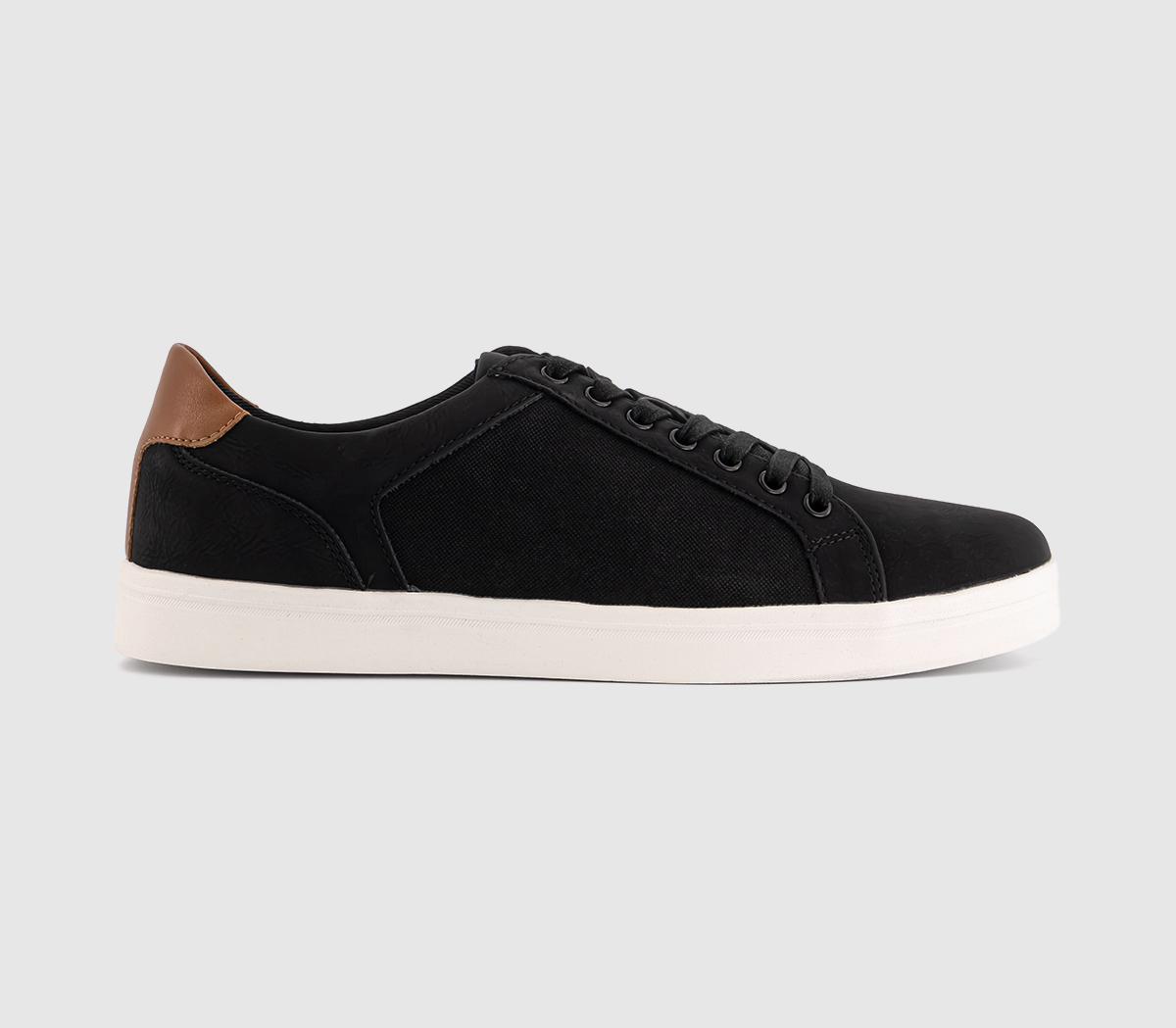 OFFICEClint 7 Eye Lace Up Trainers OFFICEClint 7 Eye Lace Up TrainersBlack