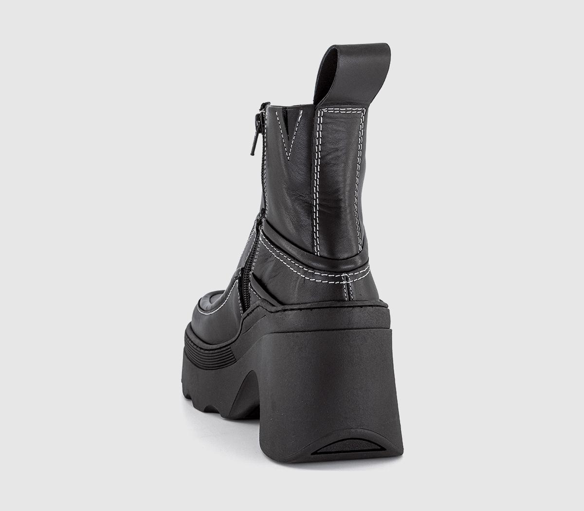 MiistaAnnelise Black Ankle Boots MiistaAnnelise Black Ankle BootsBlack