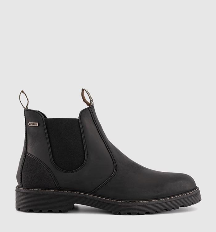 Barbour Patton Waterproof Chelsea Boots Black