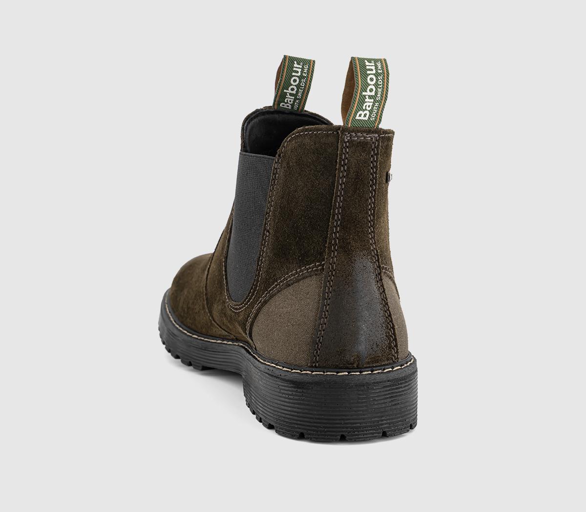 BarbourPatton Chelsea BootsOiled Brown Suede