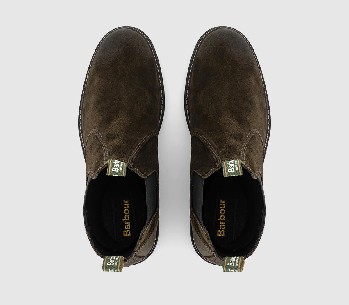 BarbourPatton Chelsea BootsOiled Brown Suede