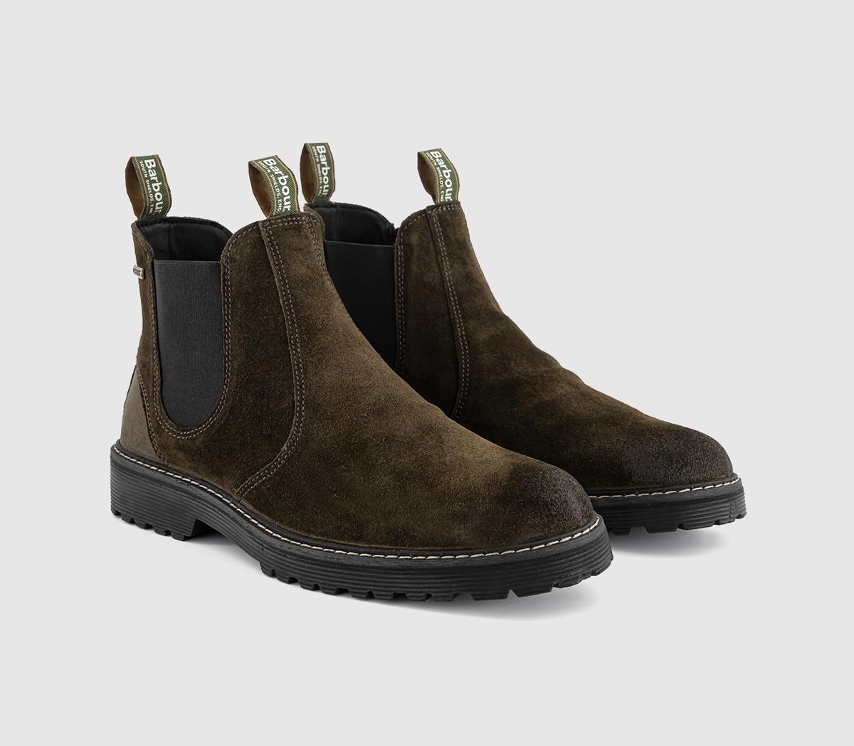 BarbourPatton Chelsea BootsOiled Brown Suede