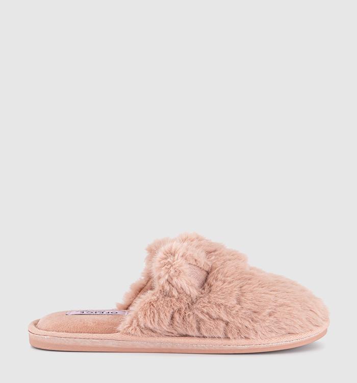 OFFICE Lounge Rae - Closed Toe Cat Slippers Pink
