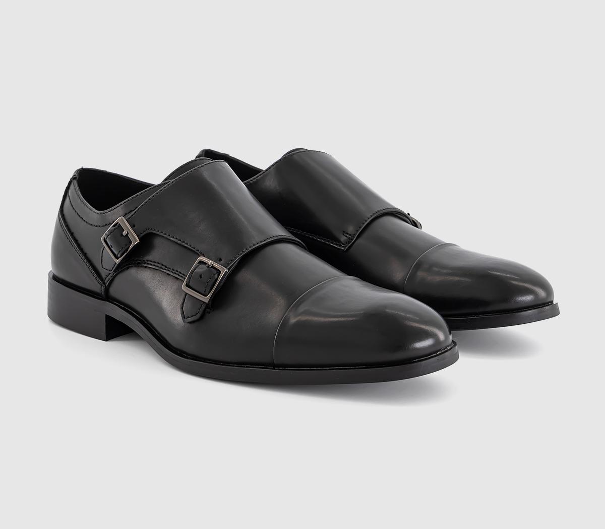 OFFICEMarcos Double Monk Strap Shoes OFFICEMarcos Double Monk Strap ShoesBlack