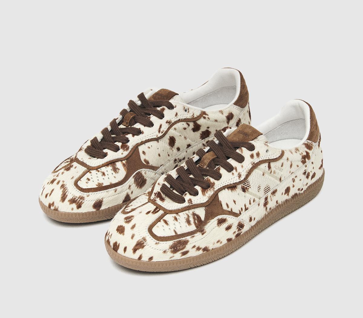 ALOHAS Tb490 Rife Sneakers Soft Camel Leather Women's Trainers