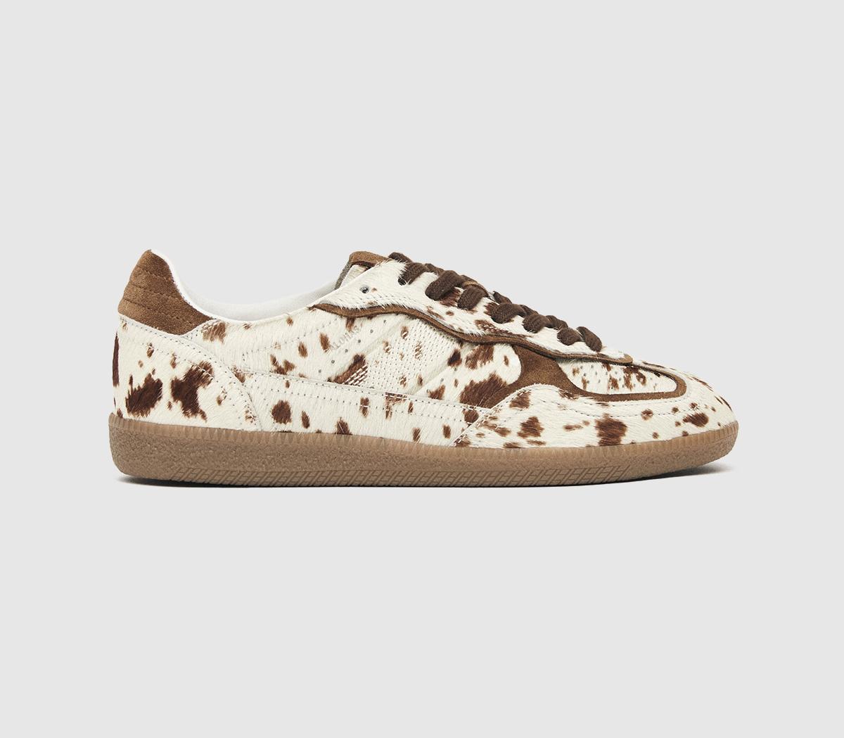 ALOHAS Tb490 Rife Sneakers Soft Camel Leather Women's Trainers