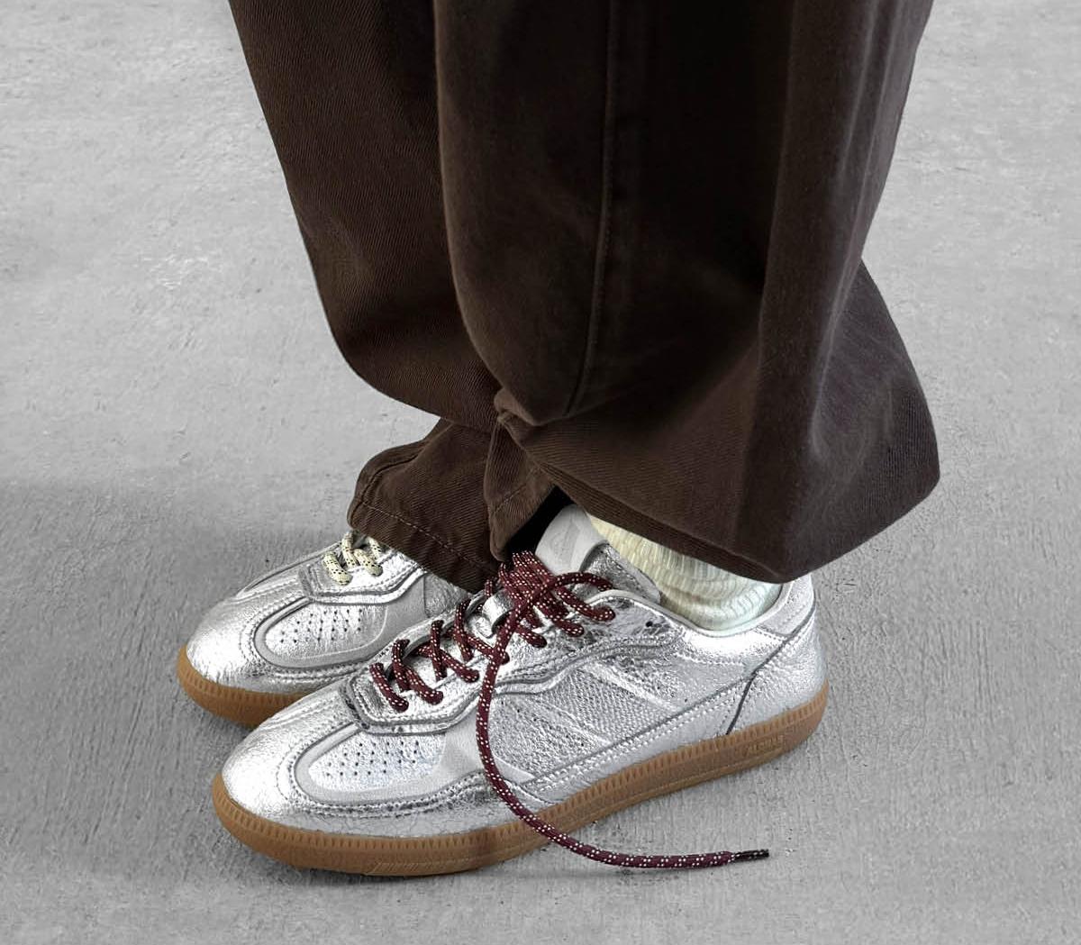 ALOHASTb.490 Rife SneakersRecycled Shimmer Silver Cream