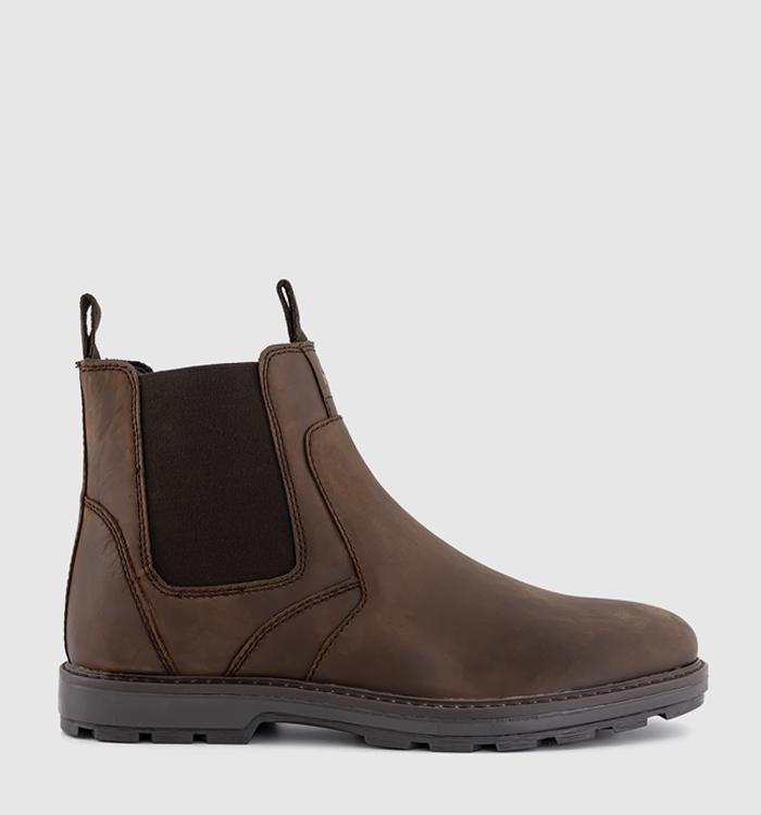 OFFICE Banner Casual Chelsea Boots Brown Nubuck