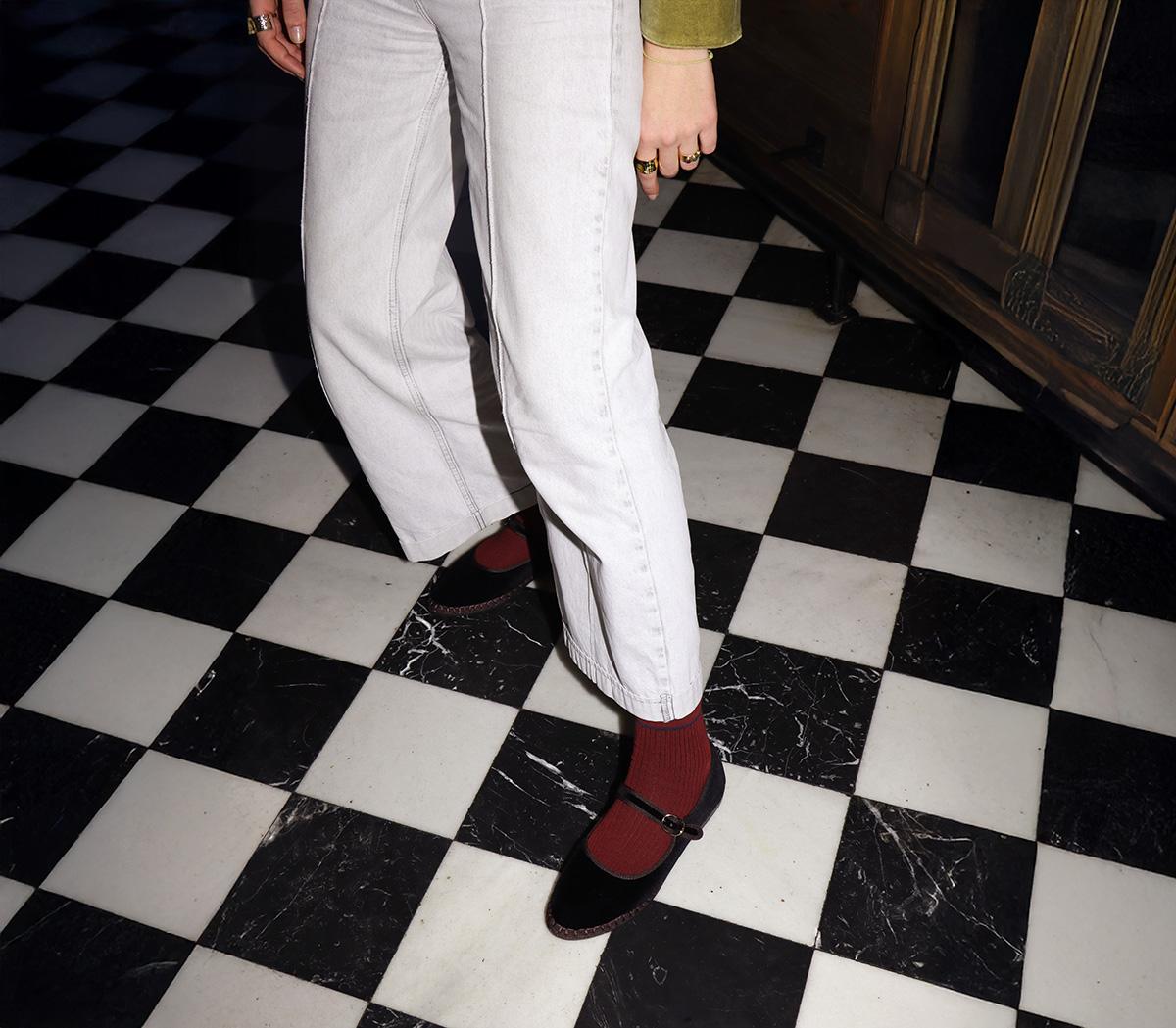 FlabelusMary Jane Shoes FlabelusMary Jane ShoesBrown Velvet