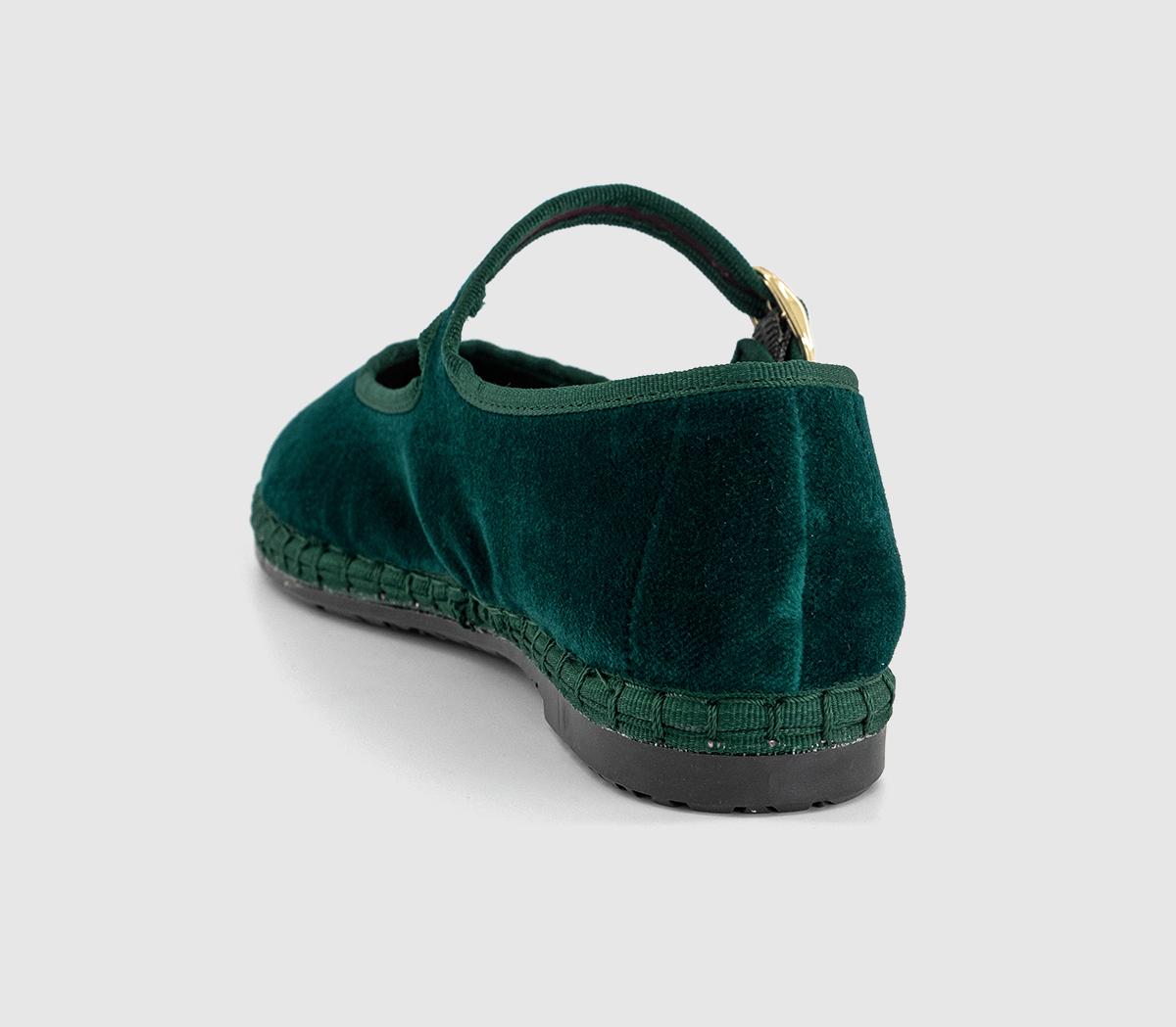 FlabelusMary Jane Shoes FlabelusMary Jane ShoesGreen Velvet