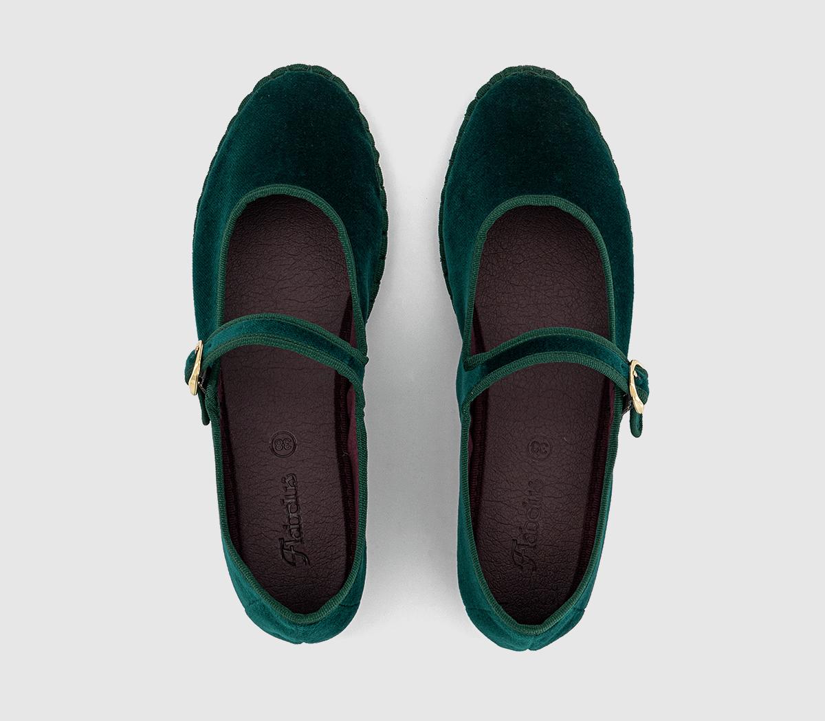 FlabelusMary Jane Shoes FlabelusMary Jane ShoesGreen Velvet