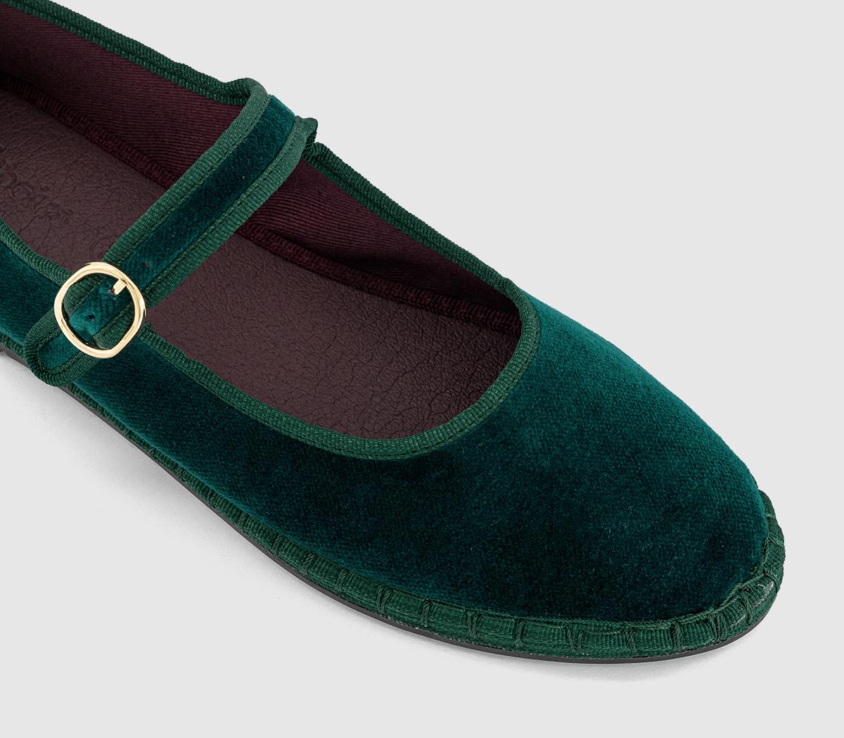 FlabelusMary Jane ShoesGreen Velvet