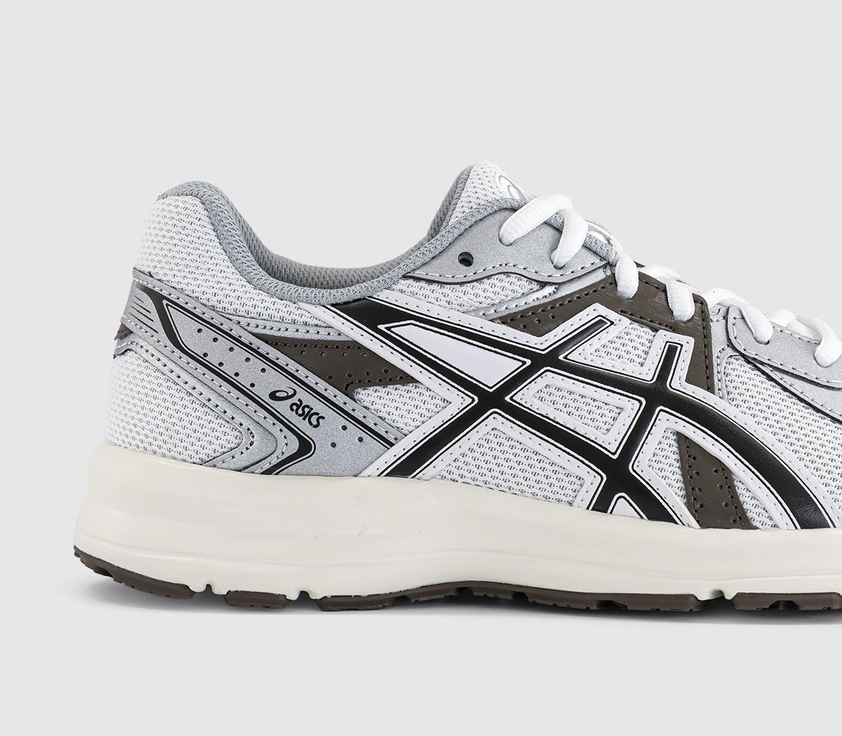 ASICSJog 100 S TrainersWhite Black Coffee